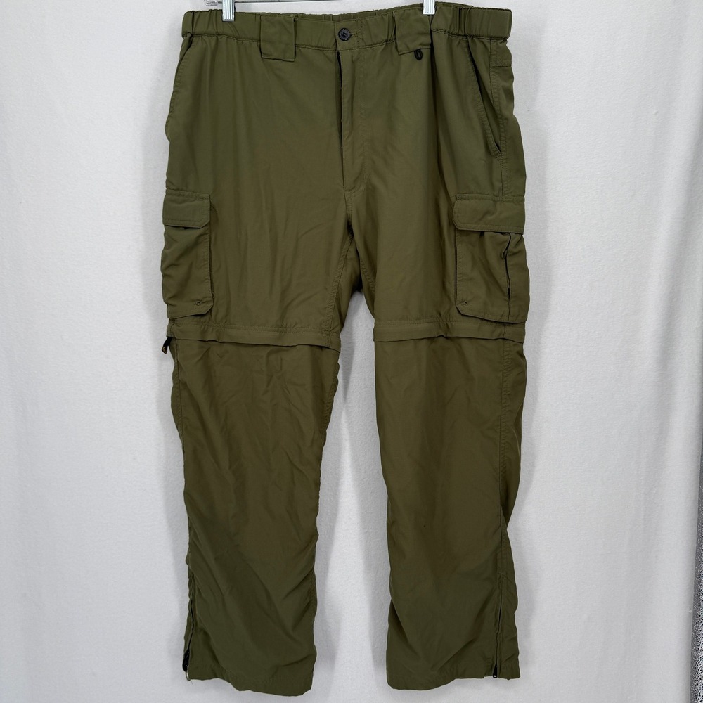 Boy Scouts of America Switchback Cargo Uniform Pants Men Large Green Convertible